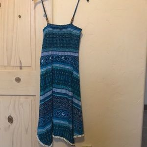 Summer blue dress